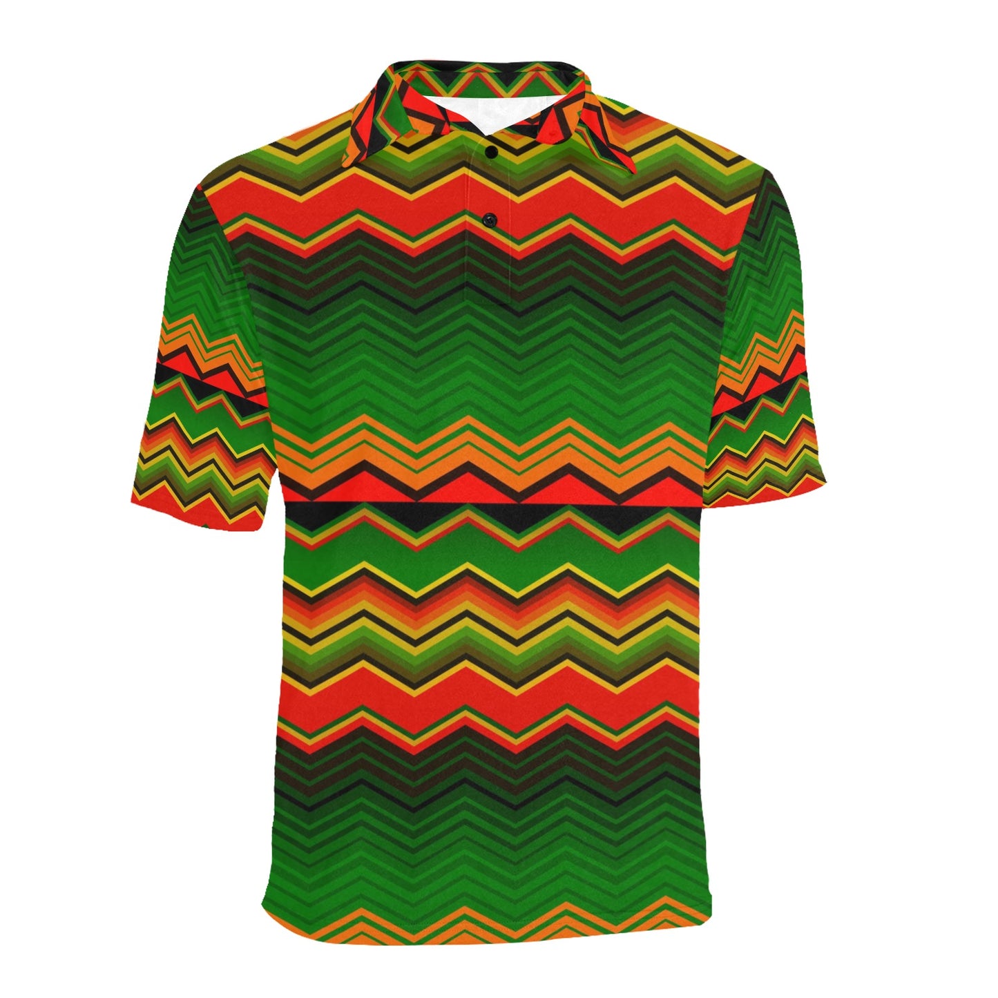 Serape Print Design LKS306 Men Polo Shirt