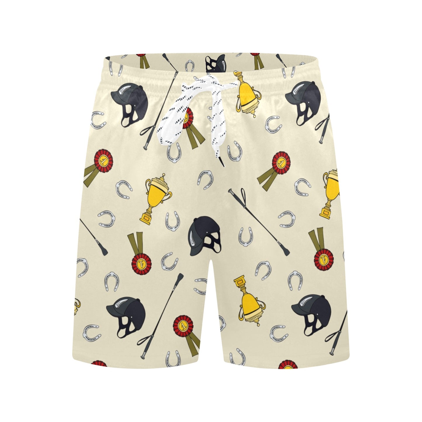 Equestrian Horseshoe Equipment Men's Swim Trunks Beach Shorts