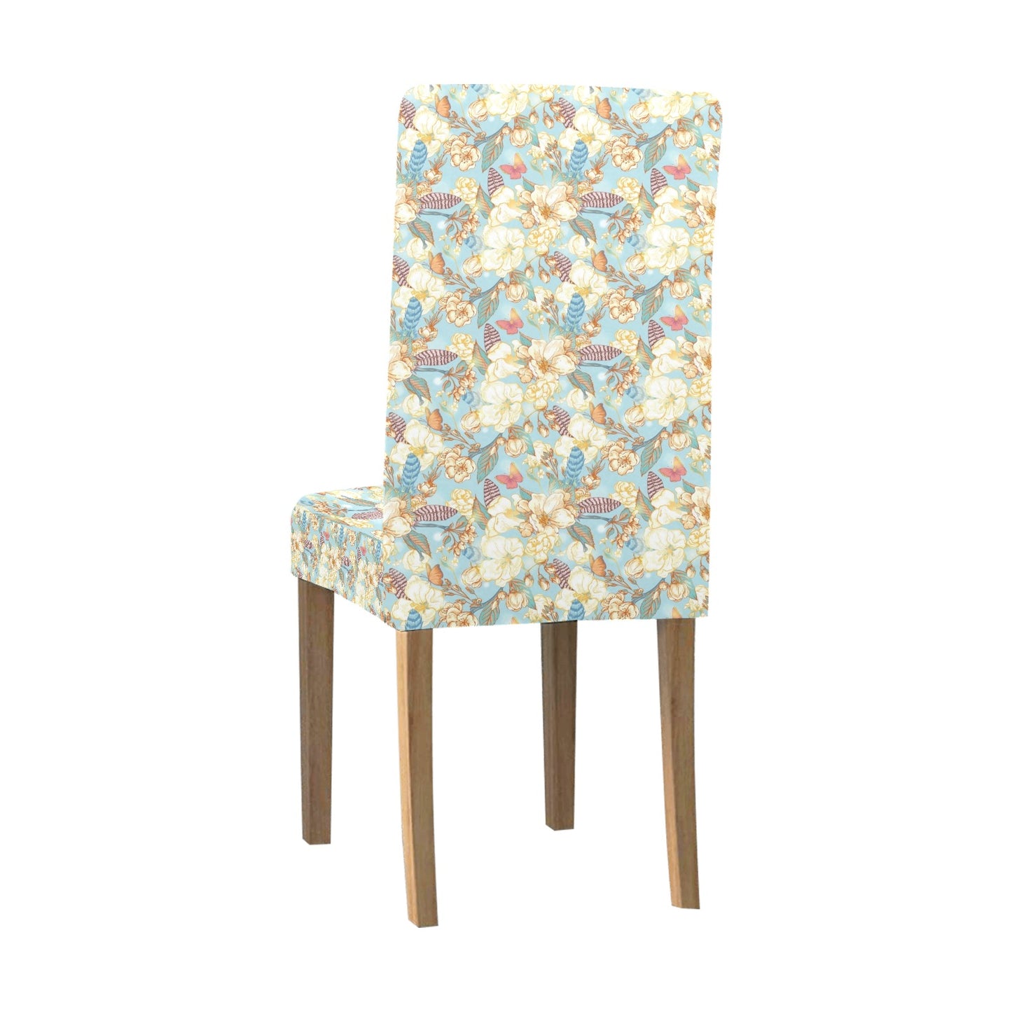 Summer Floral Print Design LKS302 Dining Chair Slipcover
