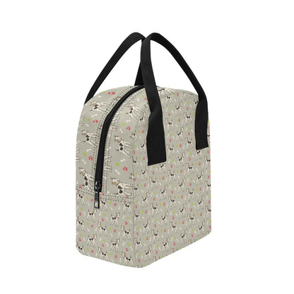 Toy Fox Terriers Print Design LKS301 Insulated Lunch Bag