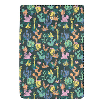 Cactus Pattern Print Design 05 Women's Trifold Wallet
