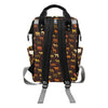 Safari Animal Print Design LKS301 Diaper Bag Backpack