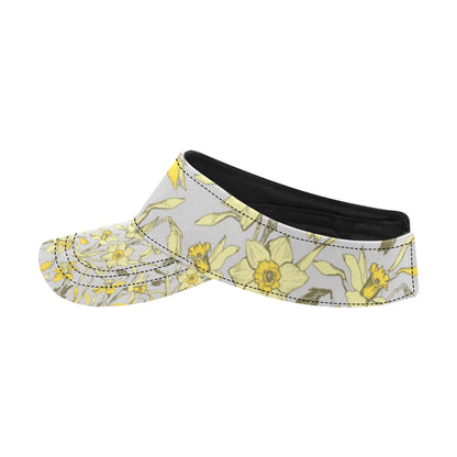 Daffodils Pattern Print Design DF05 Unisex Sun Visor