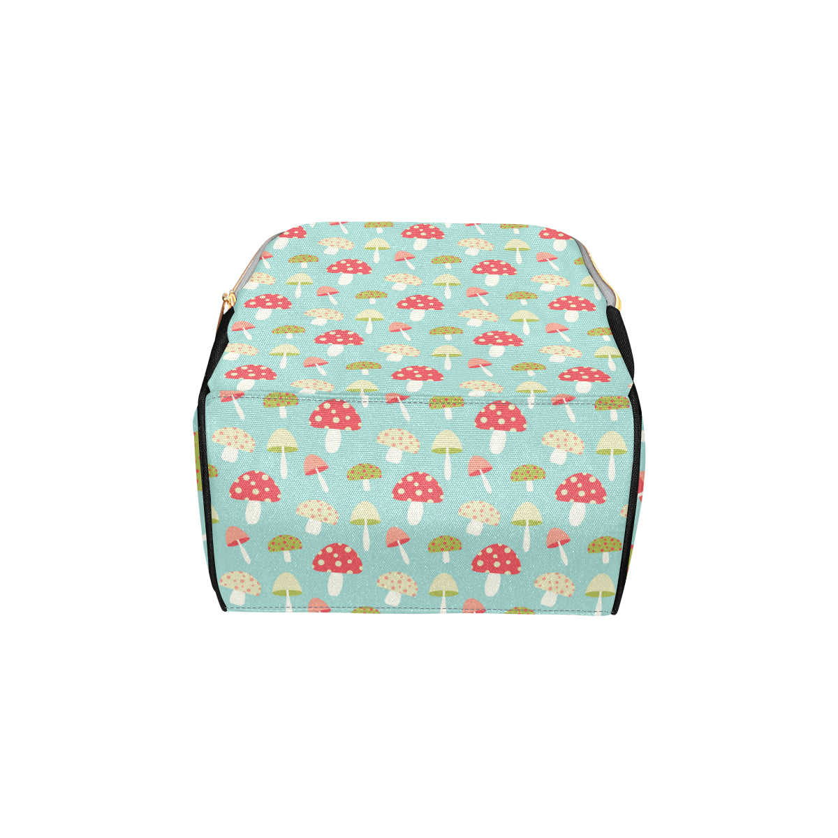 Mushroom Pattern Print Design A01 Diaper Bag Backpack