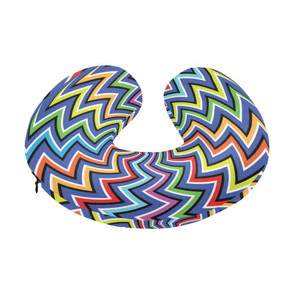 Optical illusion Pattern Print Design A02 U-Shaped Travel Neck Pillow