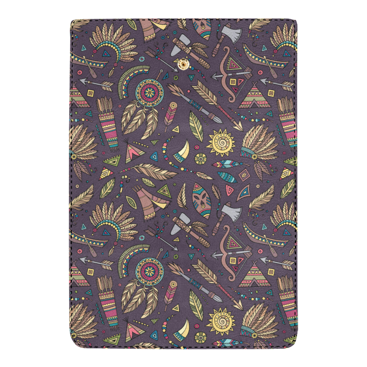 Tribal native american Aztec Women's Trifold Wallet