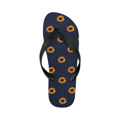 Sunflower Print Design LKS304 Flip Flops