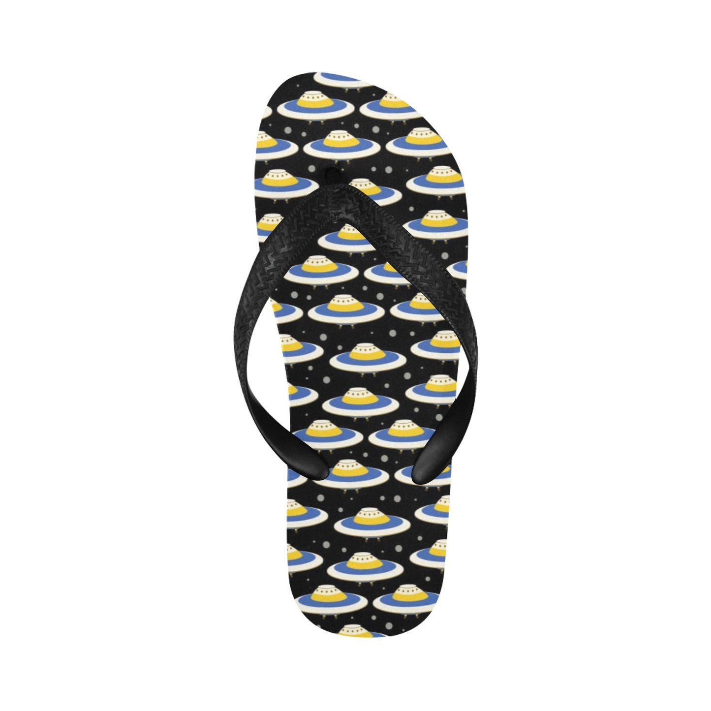 UFO Print Design LKS303 Flip Flops