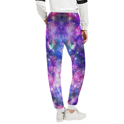 Galaxy Night Stardust Space Print Unisex Sweatpants