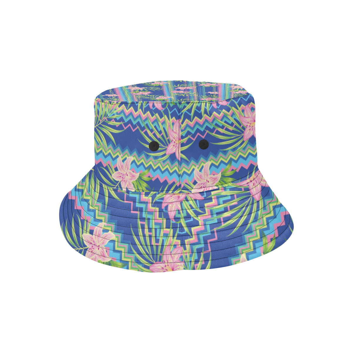 Lily Pattern Print Design LY015 Unisex Bucket Hat