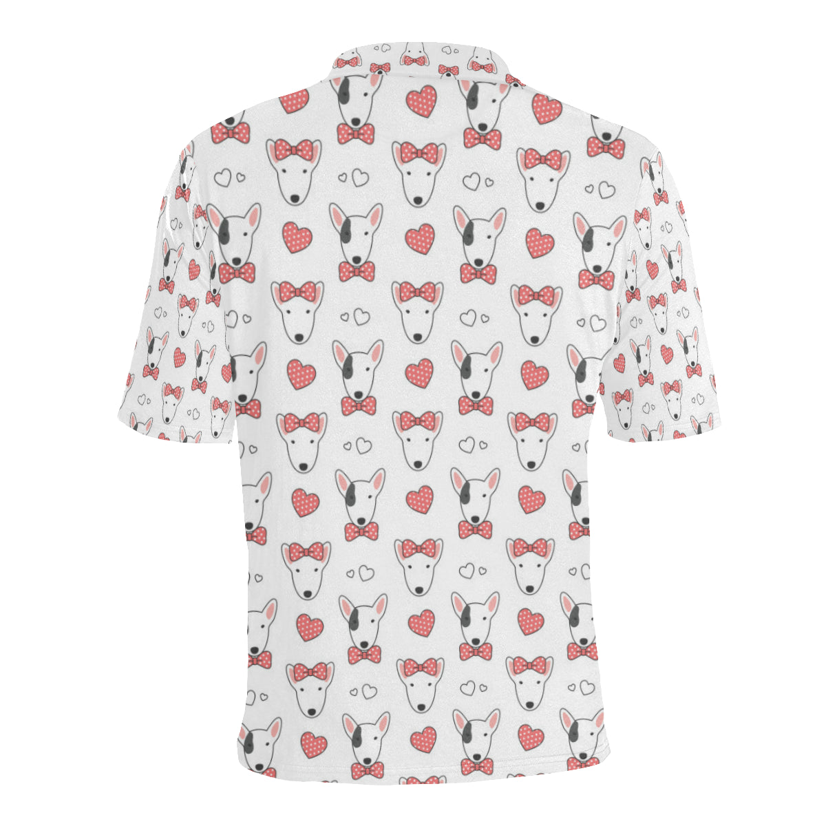 Bull Terriers Pattern Print Design 08 Men Polo Shirt