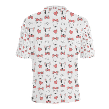 Bull Terriers Pattern Print Design 08 Men Polo Shirt
