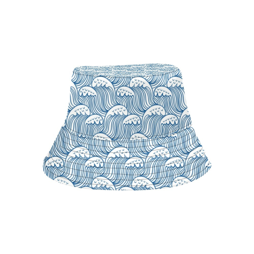 Wave Print Design LKS306 Unisex Bucket Hat