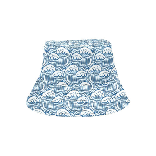 Wave Print Design LKS306 Unisex Bucket Hat