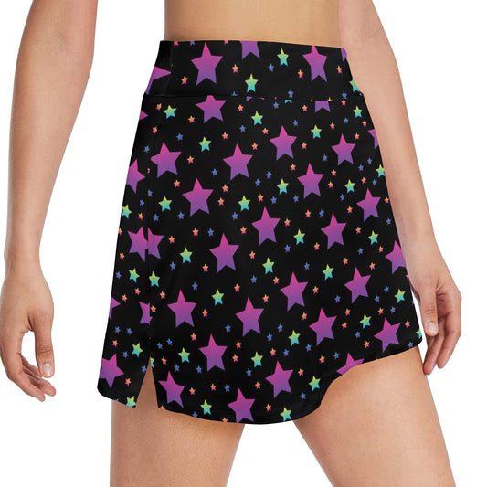Star Print Design LKS305 17" Golf & Pickleball Skort with Pockets
