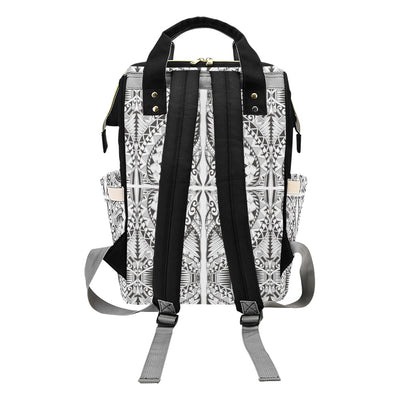 Samoan Style Print Design LKS301 Diaper Bag Backpack