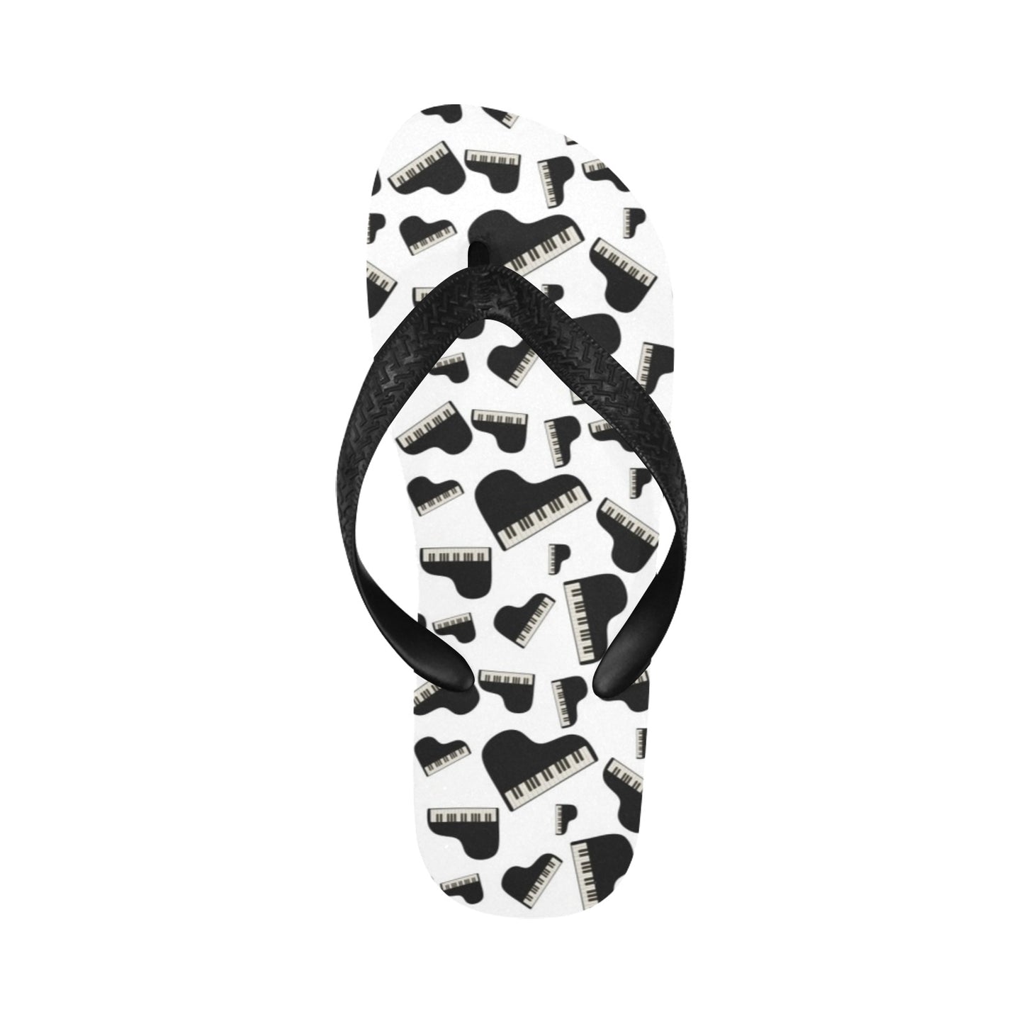 Piano Print Design LKS405 Flip Flops