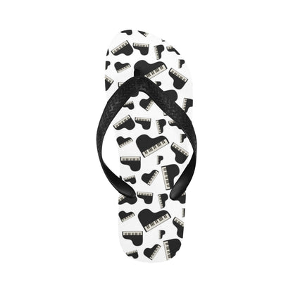 Piano Print Design LKS405 Flip Flops