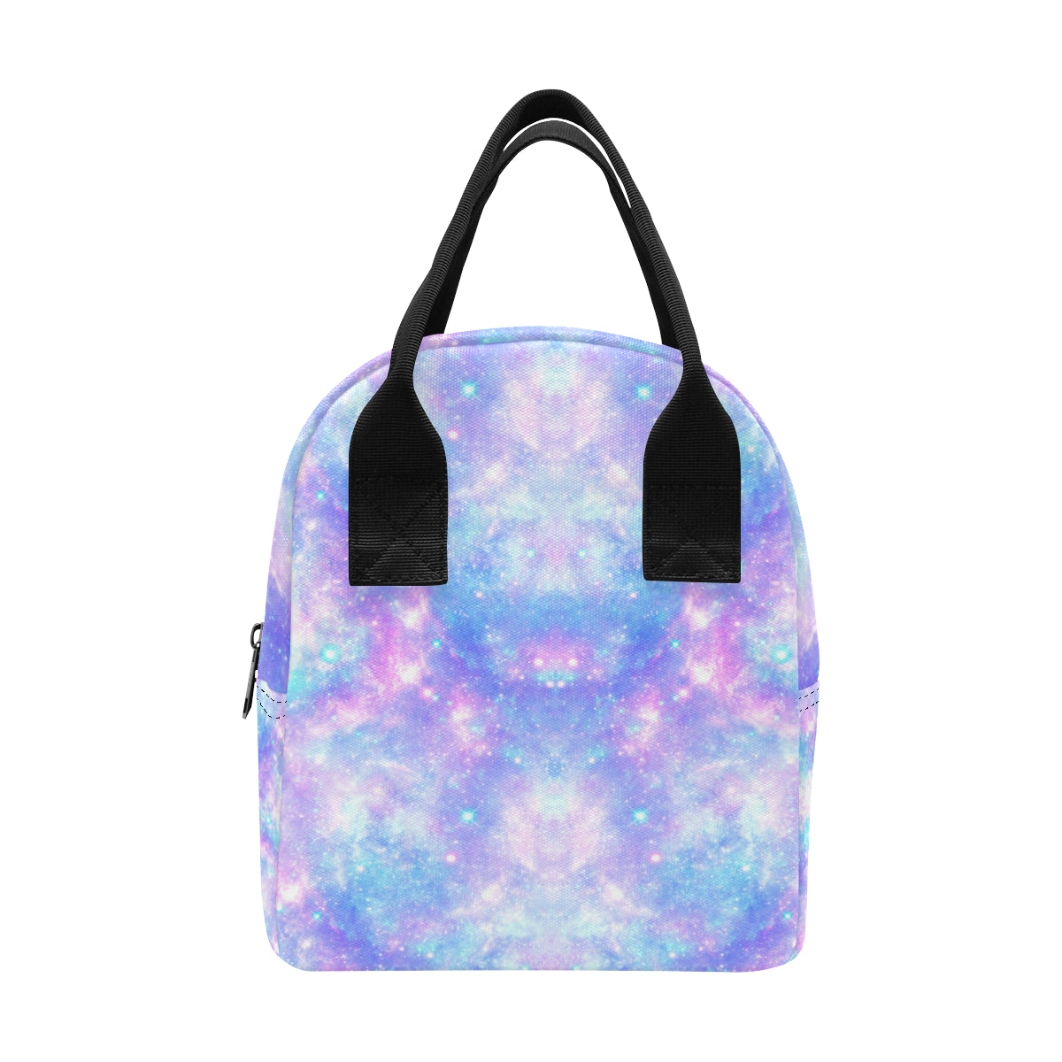 Galaxy Stardust Pastel Color Print Insulated Lunch Bag