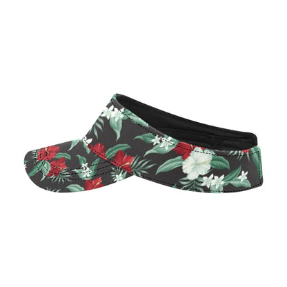 Tropical Flower Print Design LKS303 Unisex Sun Visor