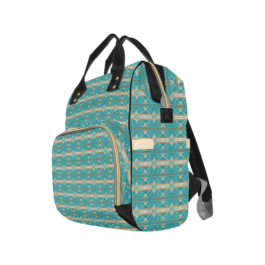 Southwest Native Design Themed Print Diaper Bag Backpack