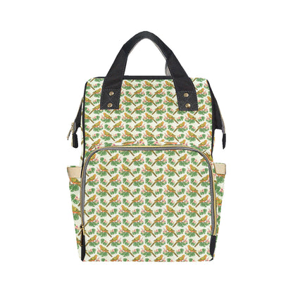Conures Pattern Print Design 01 Diaper Bag Backpack