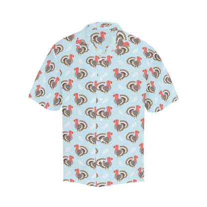 Turkey Print Design LKS403 Men's Men's Hawaiian Shirt