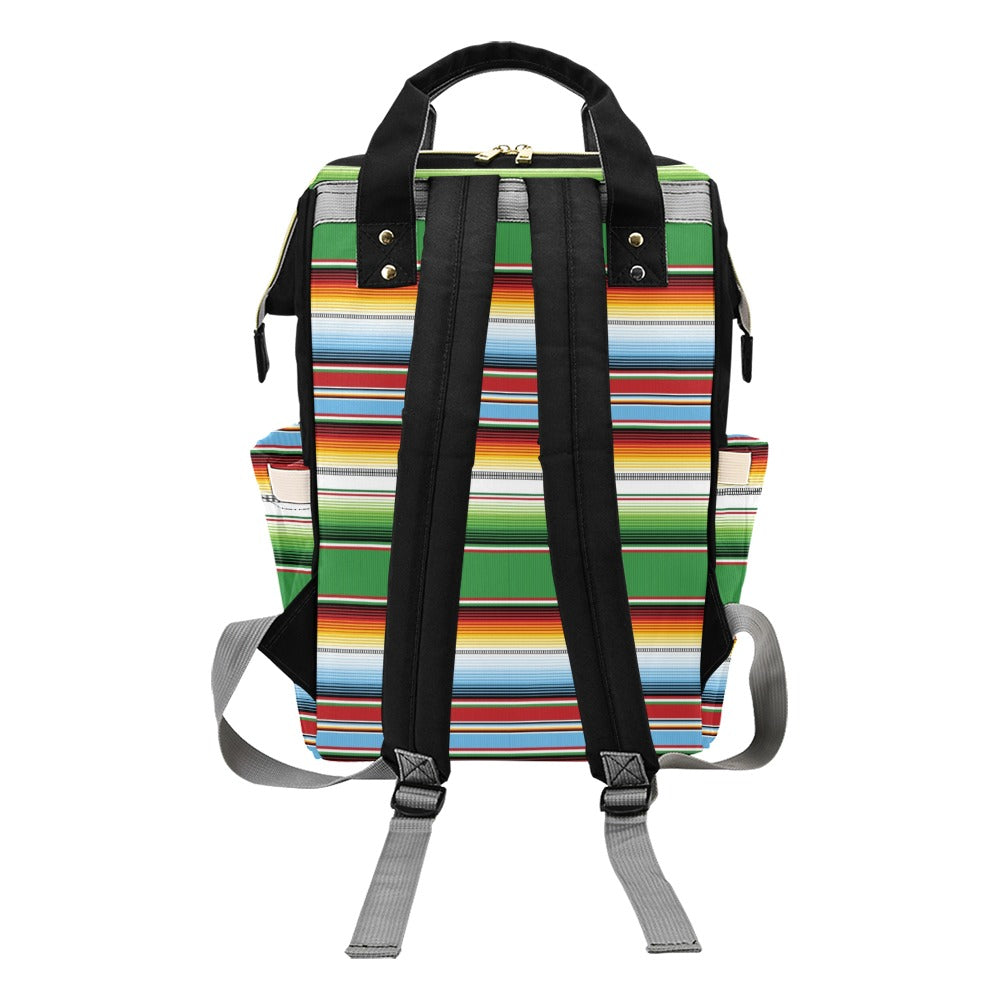 Serape Print Design LKS302 Diaper Bag Backpack