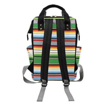 Serape Print Design LKS302 Diaper Bag Backpack