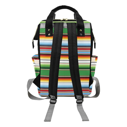 Serape Print Design LKS302 Diaper Bag Backpack