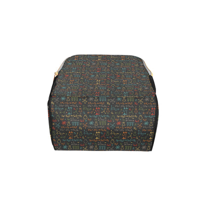 Chemical Pattern Print Design 03 Diaper Bag Backpack