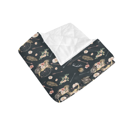 Bohemian Pattern Print Design 09 Premium Quilt