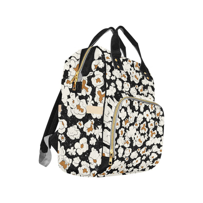 Popcorn Pattern Print Design A02 Diaper Bag Backpack
