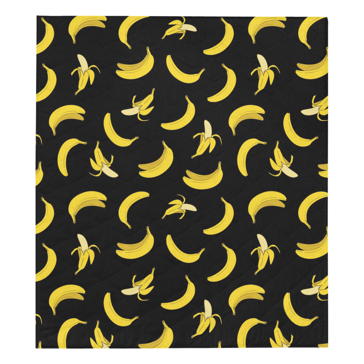 Banana Pattern Print Design BA05 Premium Quilt