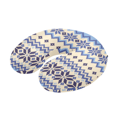 Nordic Pattern Print Design A03 U-Shaped Travel Neck Pillow