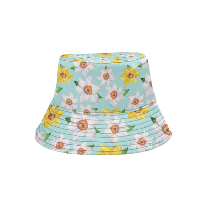 Daffodils Pattern Print Design DF07 Unisex Bucket Hat