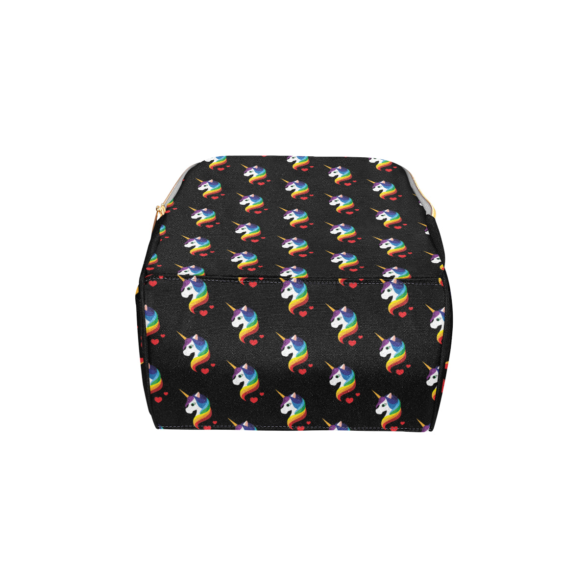 Rainbow Unicorn Pattern Print Design A03 Diaper Bag Backpack
