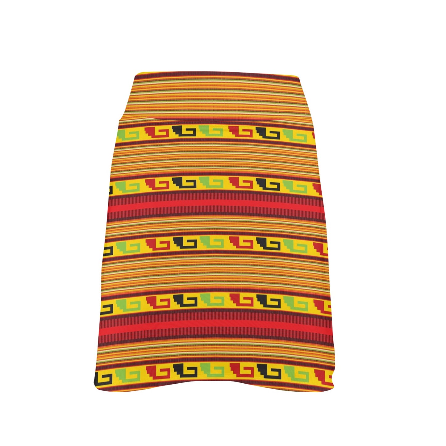 Mexican Blanket Ornament Print Pattern 17" Golf & Pickleball Skort with Pockets