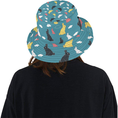 Rabbit Pattern Print Design RB014 Unisex Bucket Hat