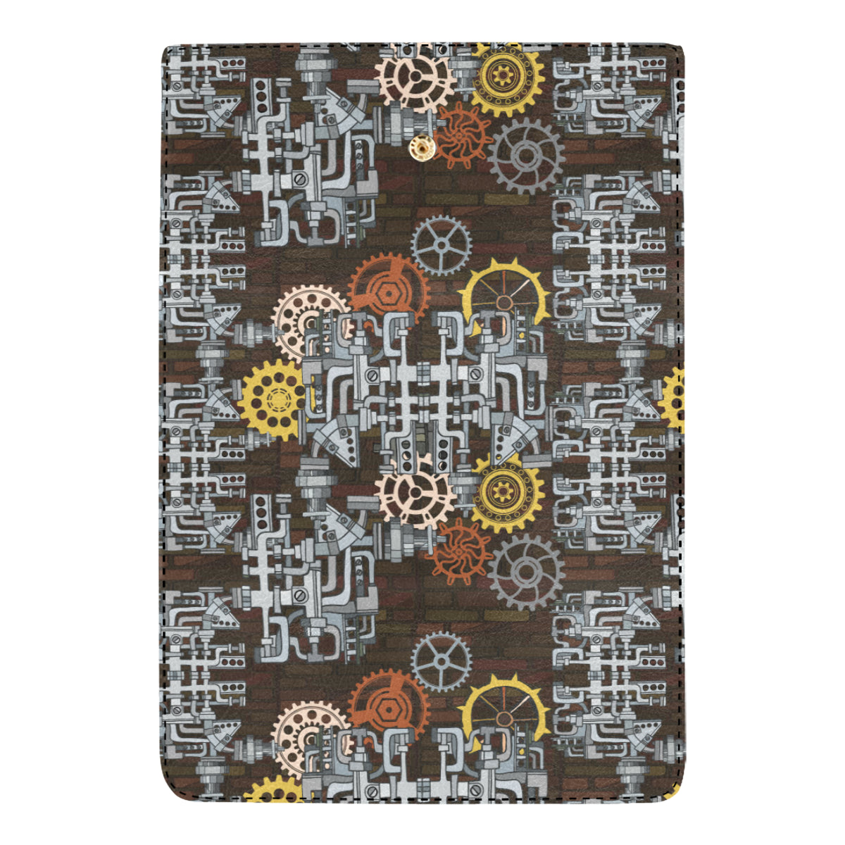 Mechanic Pattern Print Design 04 Women's Trifold Wallet