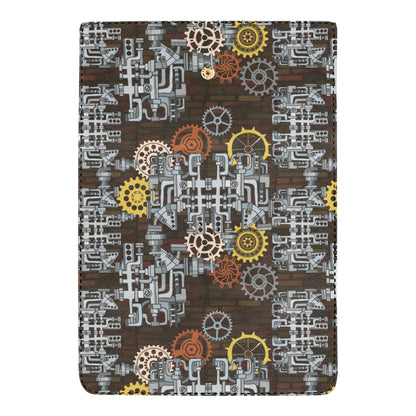 Mechanic Pattern Print Design 04 Women's Trifold Wallet