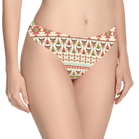 American indian Ethnic Pattern Women's Thongs