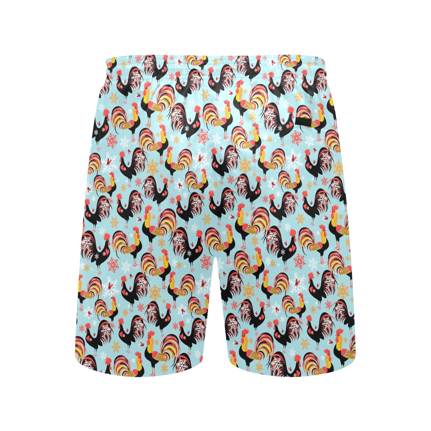 Rooster Themed Design Men's Swim Trunks Beach Shorts