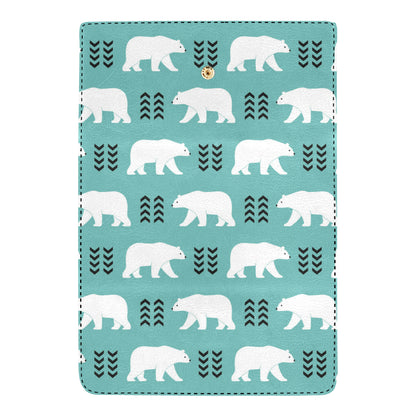 Polar Bear Pattern Print Design A05 Women's Trifold Wallet
