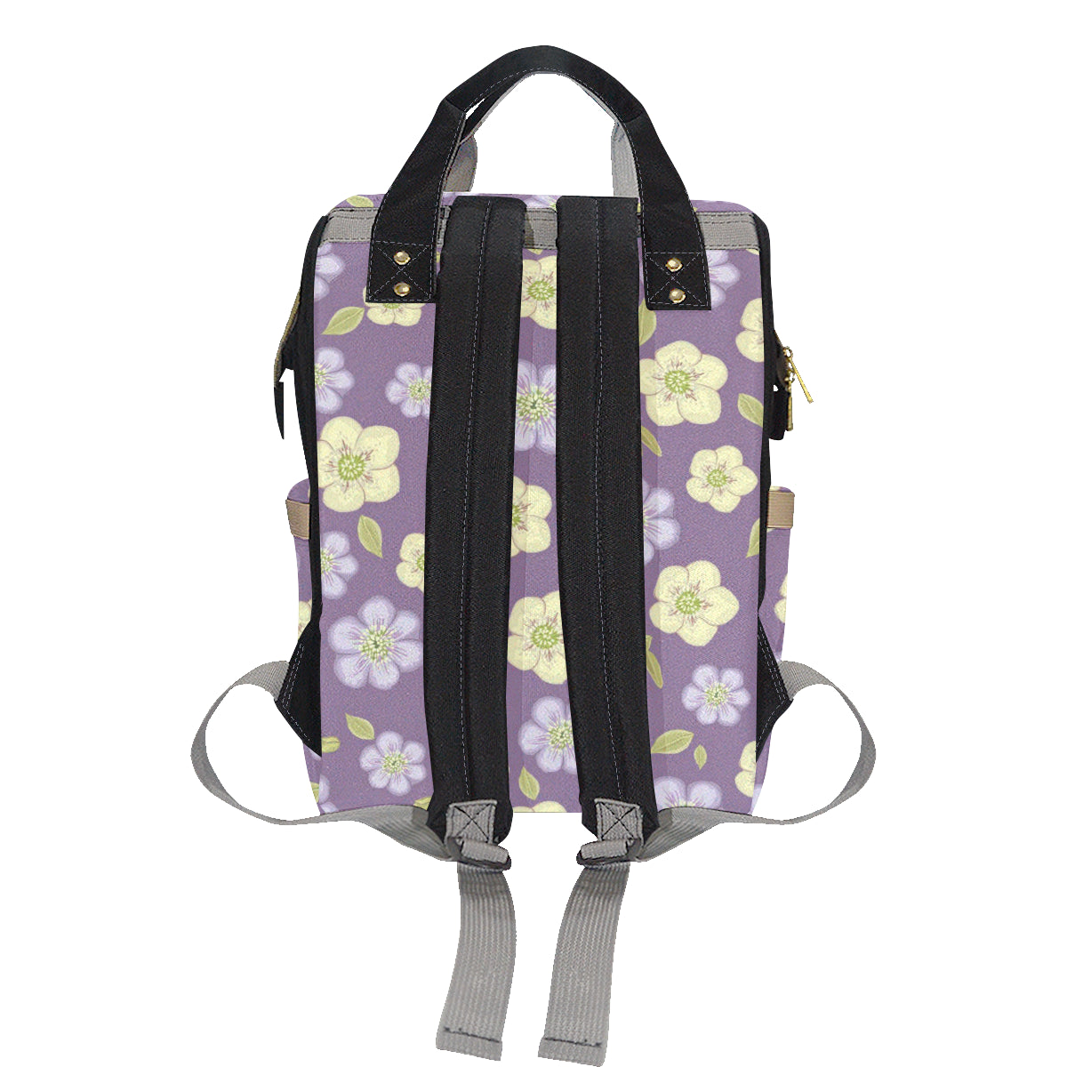 Anemone Pattern Print Design AM013 Diaper Bag Backpack