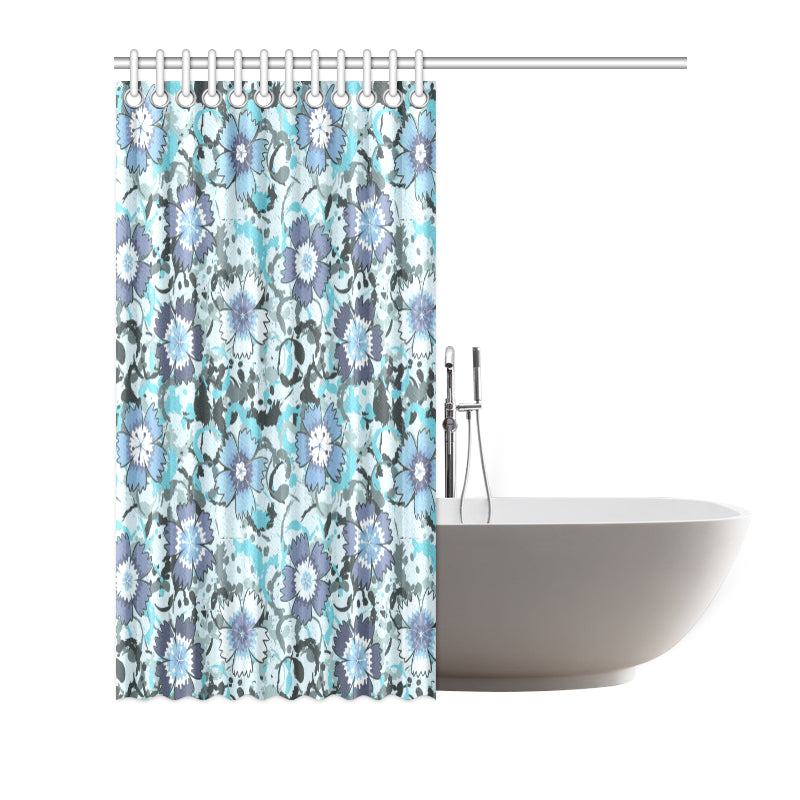 Carnations Pattern Print Design CN04 Shower Curtain