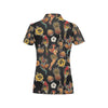 Hula Dancers Hawaiian Style Pattern Print Design 02 Women's Polo Shirt