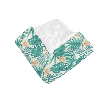 Bird Of Paradise Pattern Print Design 05 Premium Quilt