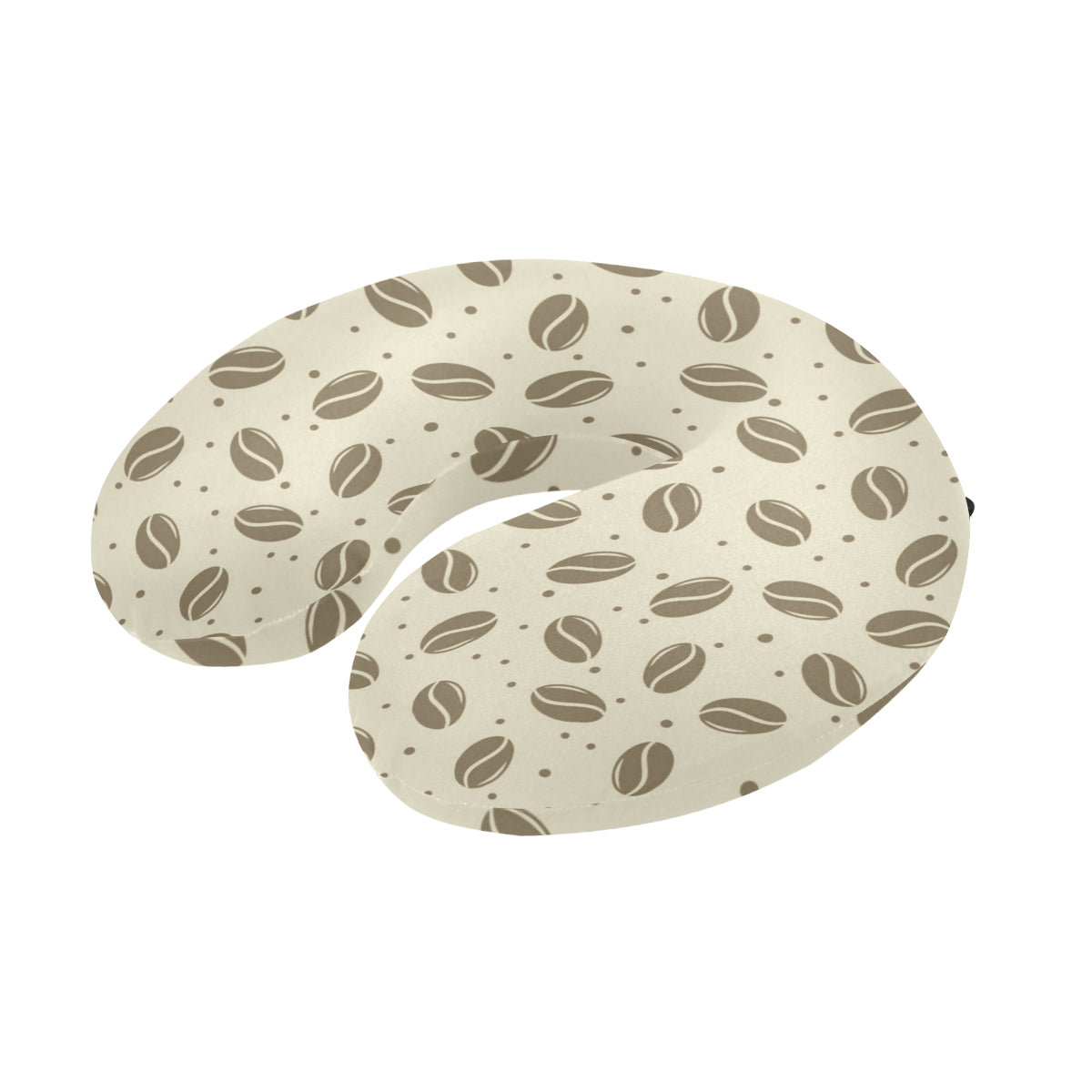 Coffee Pattern Print Design 02 U-Shaped Travel Neck Pillow