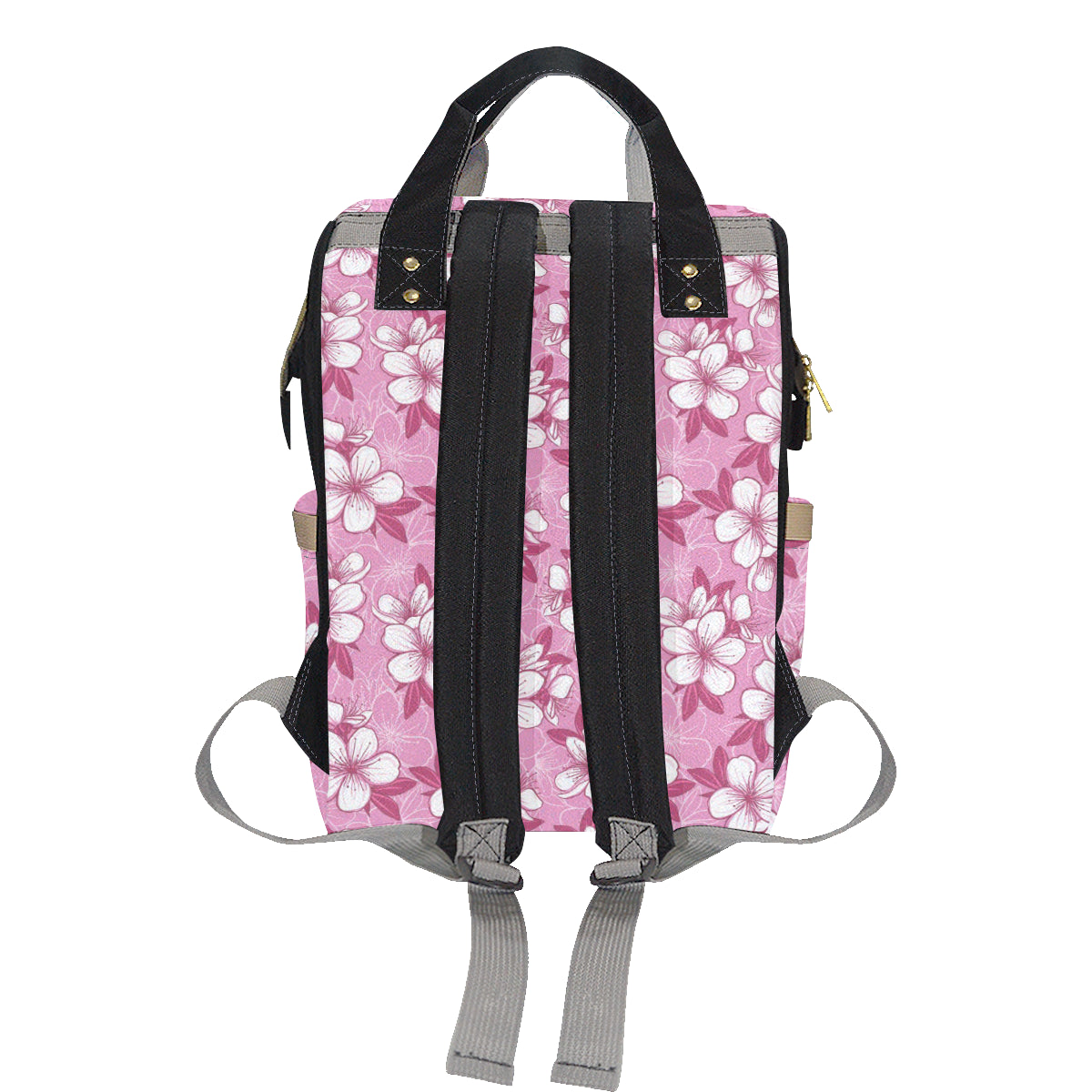 Cherry Blossom Pattern Print Design CB02 Diaper Bag Backpack